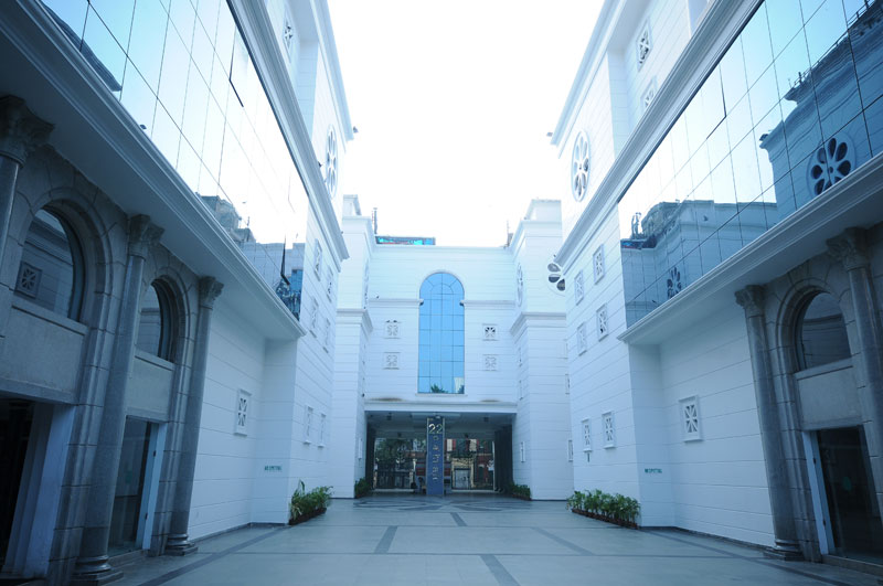 Entrance courtyard